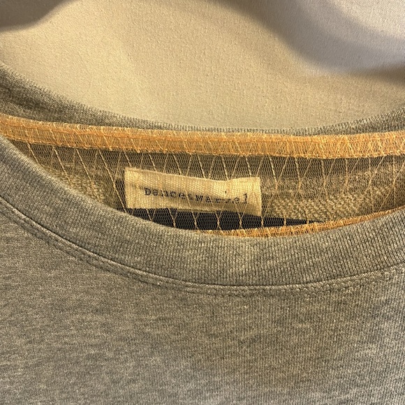 Dance & Marvel Sweatshirt Lace Top Size Small - Picture 3 of 6